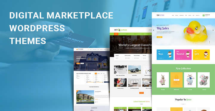 16 Digital Marketplace WordPress Themes for Digital Shop Websites