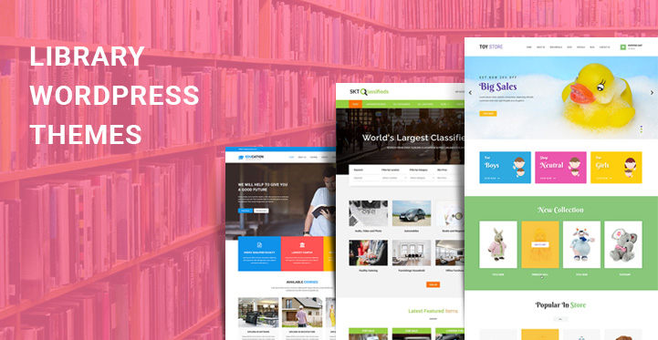 9 Library WordPress Themes for Books and Encyclopedia Websites