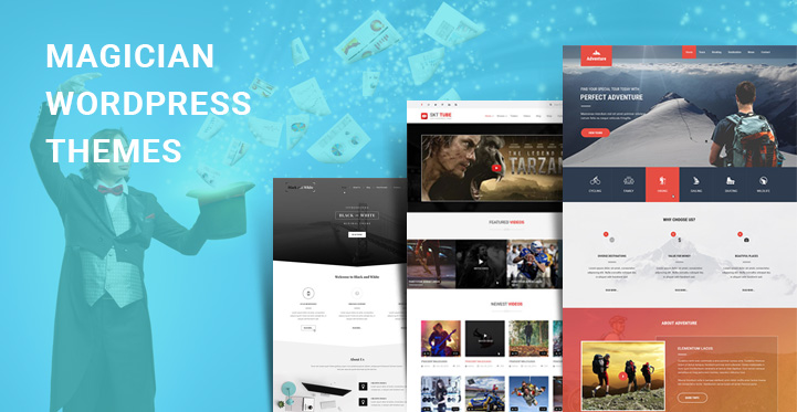 7 Adorable Magician WordPress Themes for Magicians Websites
