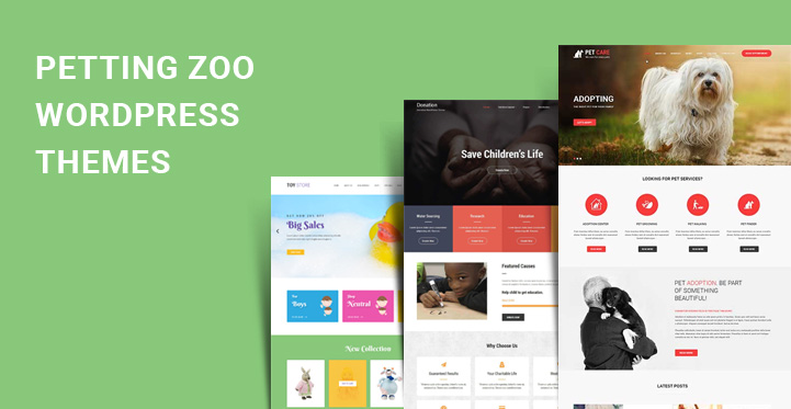 Petting Zoo WordPress Themes for Pets and Zoo Websites
