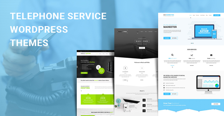 7 Telephone Service WordPress Themes for Broadband and IT Providers