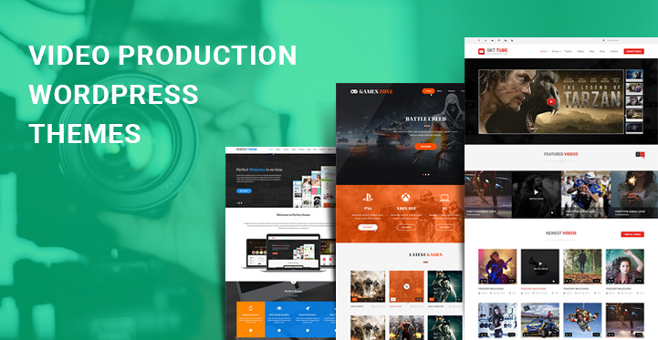 8 Video Production WordPress Themes for Filmmaker Film Studio Websites