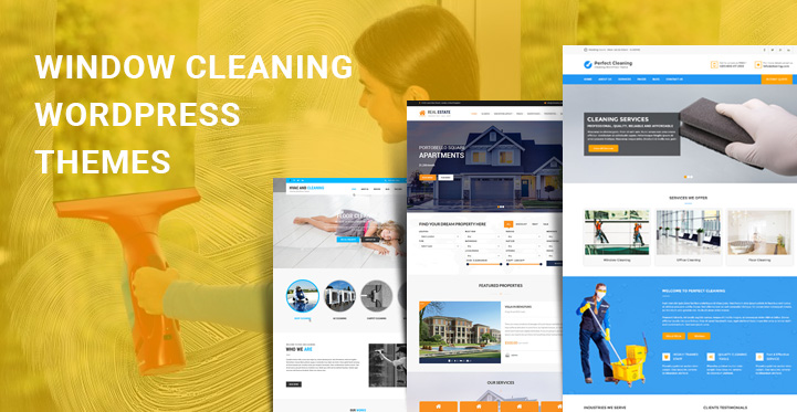 6 Window Cleaning WordPress Themes for Cleaning Kind of Websites