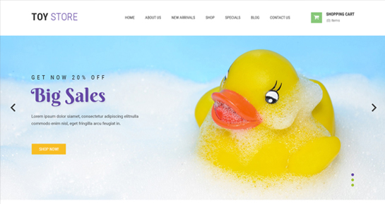 Toy Store WordPress Theme