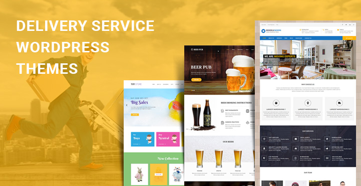 Delivery Service WordPress Themes
