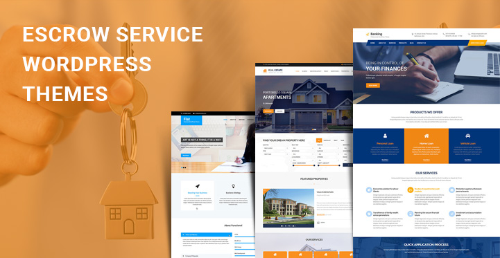 6 Escrow Service WordPress Themes for Financial Services and Mortgage