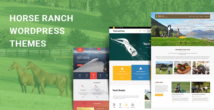 7 Horse Ranch WordPress Themes for Horse Riding Equestrian Academy