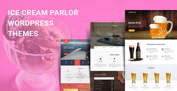 11 Ice Cream Parlour WordPress Themes for Chocolate Coffee Eatery