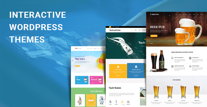 18 Interactive WordPress Themes for Creating Interactive Dynamic Websites