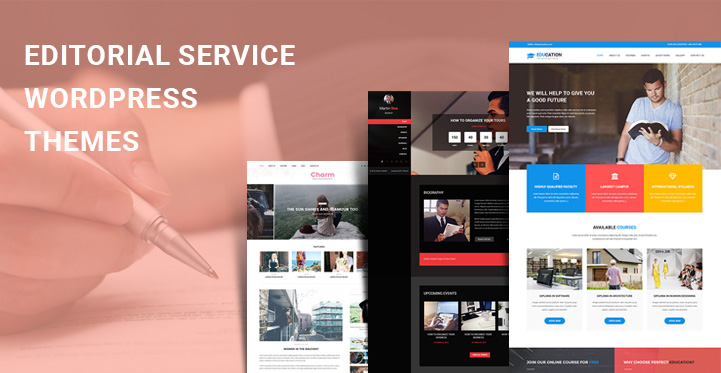 Editorial Service WordPress Themes