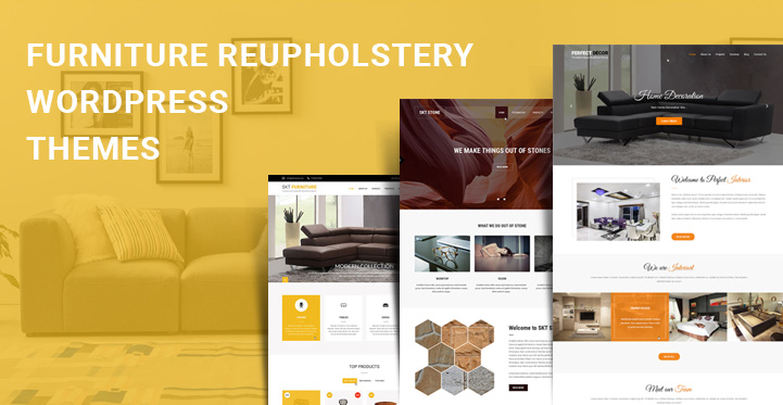Furniture Reupholstery WordPress Themes for Furniture & Interior Business