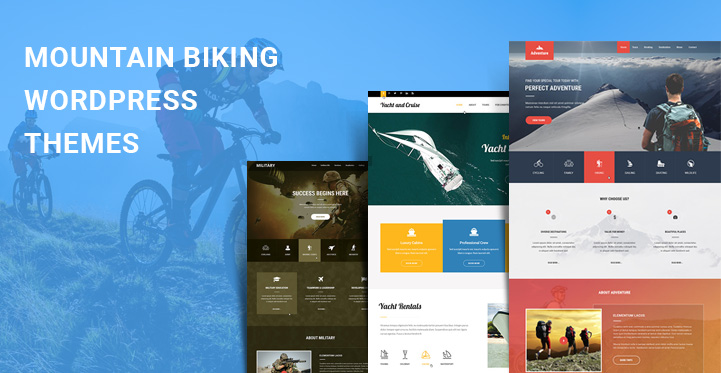 7 Mountain Biking WordPress Themes for Extreme Sports Adventure Tour