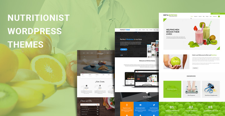 11 Effective Nutritionist WordPress Themes for Multi Vitamins Health