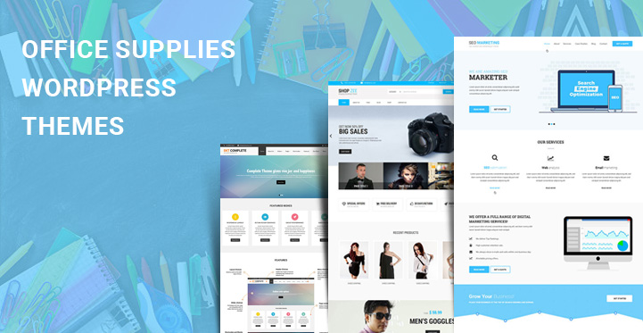 6 Office Supplies WordPress Themes for Stationary Furniture Supply Agency