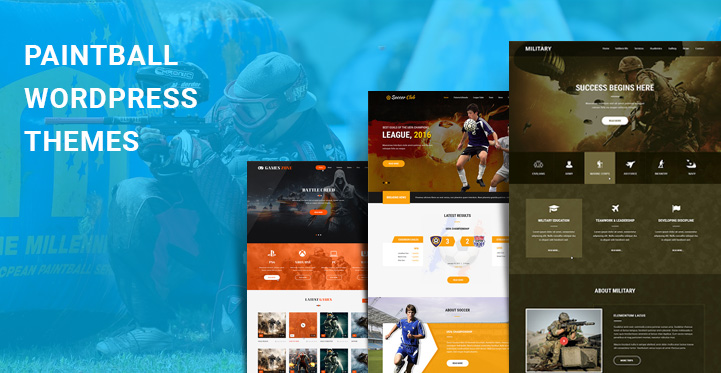 Paintball WordPress Themes