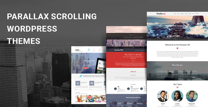 Parallax Scrolling WordPress Theme