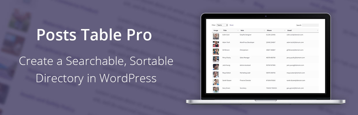 Posts Table Pro WordPress Directory Plugin