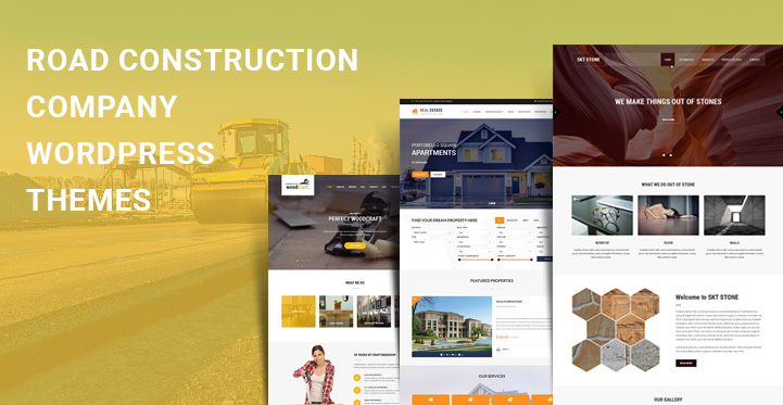 11 Road Construction Company WordPress Themes for Road and Highway Work