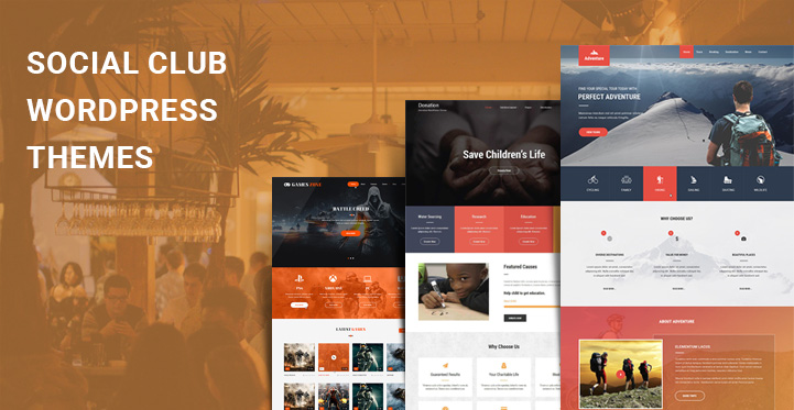 12 Social Club WordPress Themes for Various Types of Clubs & Communities