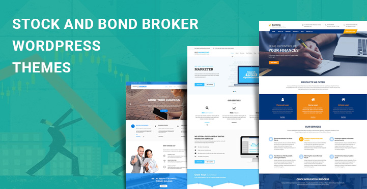 11 Stock and Bond Broker WordPress Themes for Financial & Credit Business