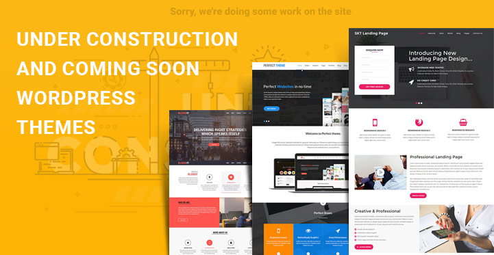 7 Under Construction and Coming Soon WordPress Themes for Maintenance Mode