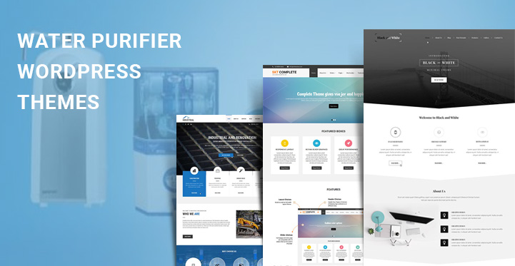 Water Purifier WordPress Themes for Water Sanitation & Filtration