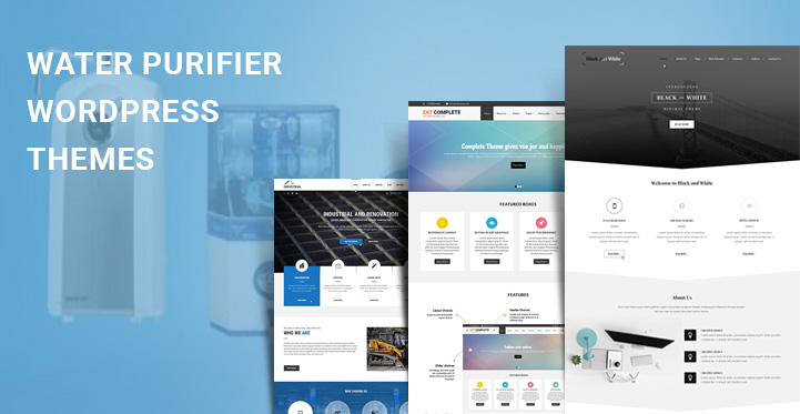 13 Water Purifier WordPress Themes for Water Sanitation & Filtration