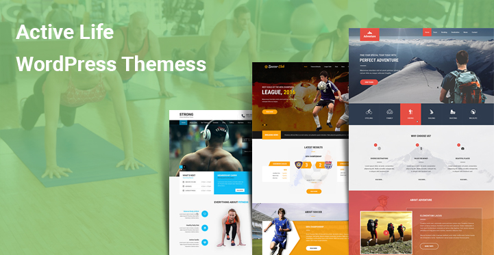 11 Active Life WordPress Themes for Lifestyle Health Spa Gym Sports