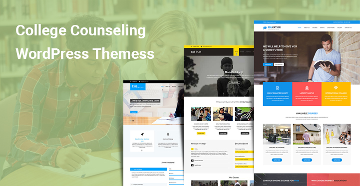 8 Best College Counseling WordPress Themes for Student Teachers Consultation