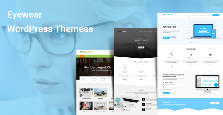 Best 8 Eyewear WordPress Themes for Ophthalmologist Oculist Sunglass Sites