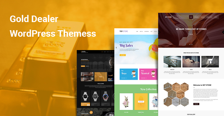 Gold Dealer WordPress Themes for Gold and Silver Ornament Stores