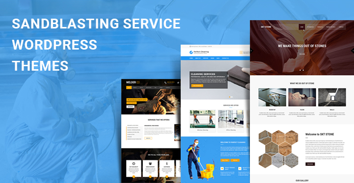 6 Sandblasting Service WordPress Themes for Industrial Commercial Sites