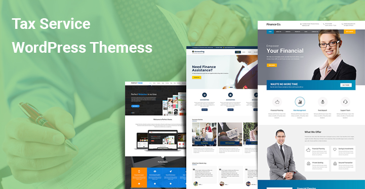 Tax Service WordPress Themes for Private Financial and Stock Bond Agents
