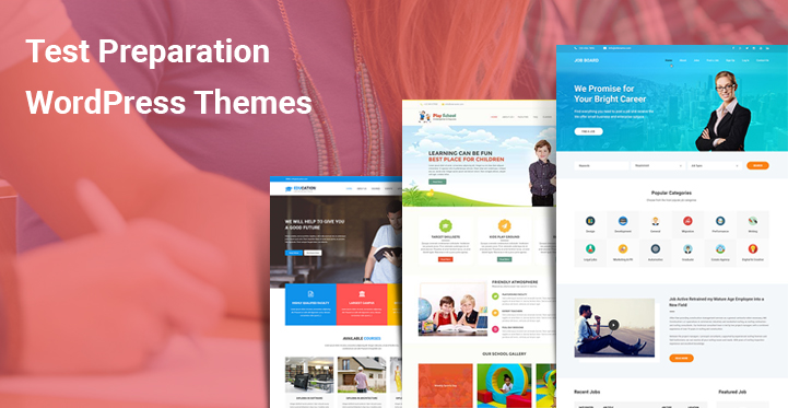 10 Test Preparation WordPress Themes for Students Exam Elearning Sites