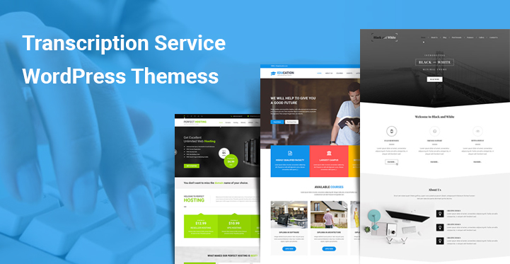 Transcription Service WordPress Themes