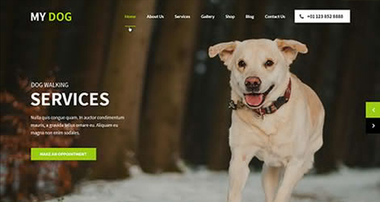 Dog Wordpress Theme