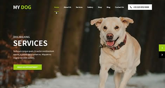 Dog WordPress Theme