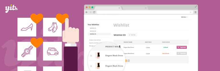 yith woocommerce wishlist