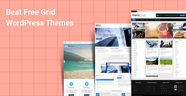 6 Free Grid WordPress Themes for Grid Layout Friendly Websites