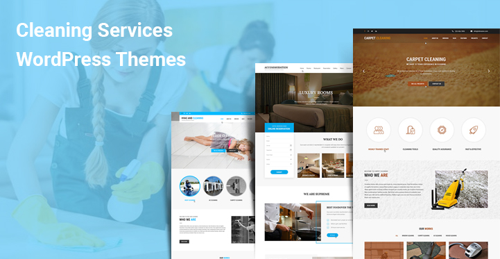 Best 10 Cleaning Services WordPress Themes for All Types of Cleaning