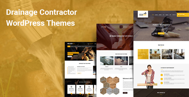 Drainage Contractor WordPress Themes for Sewage Treatment Services