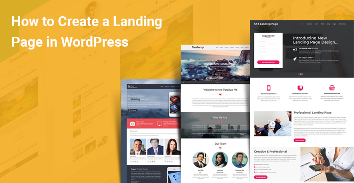 Create a Landing Page in WordPress