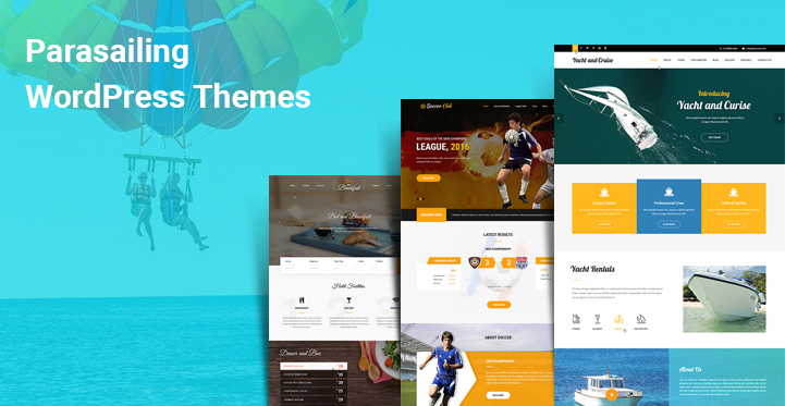 Parasailing WordPress Themes for Water Sports & Amusement Sites