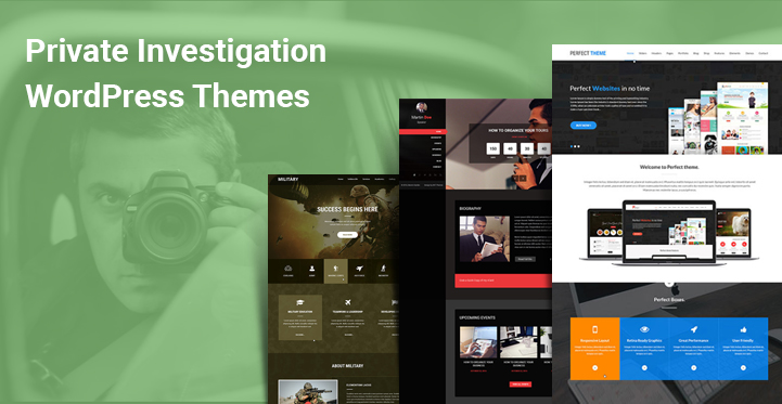 11 Private Investigation WordPress Themes for Detective Spy Agencies Security