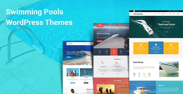 Swimming Pool WordPress Themes for Swimming Club Installation etc
