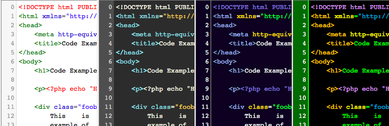 syntax highlighter for wp editor