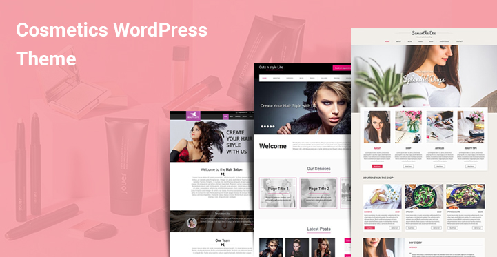 12 Cosmetics WordPress Themes for Cosmetic Beauty Makeup Companies