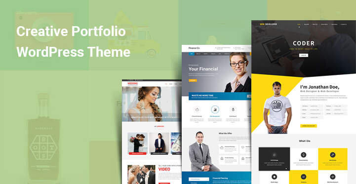 Creative Portfolio WordPress Themes for Creative Professional Websites