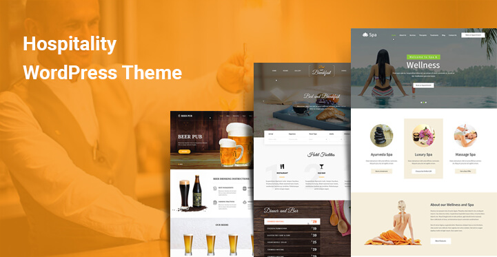 12+ Hospitality WordPress Themes for Tourism Lodging Travel Services