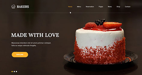 bakery WordPress theme